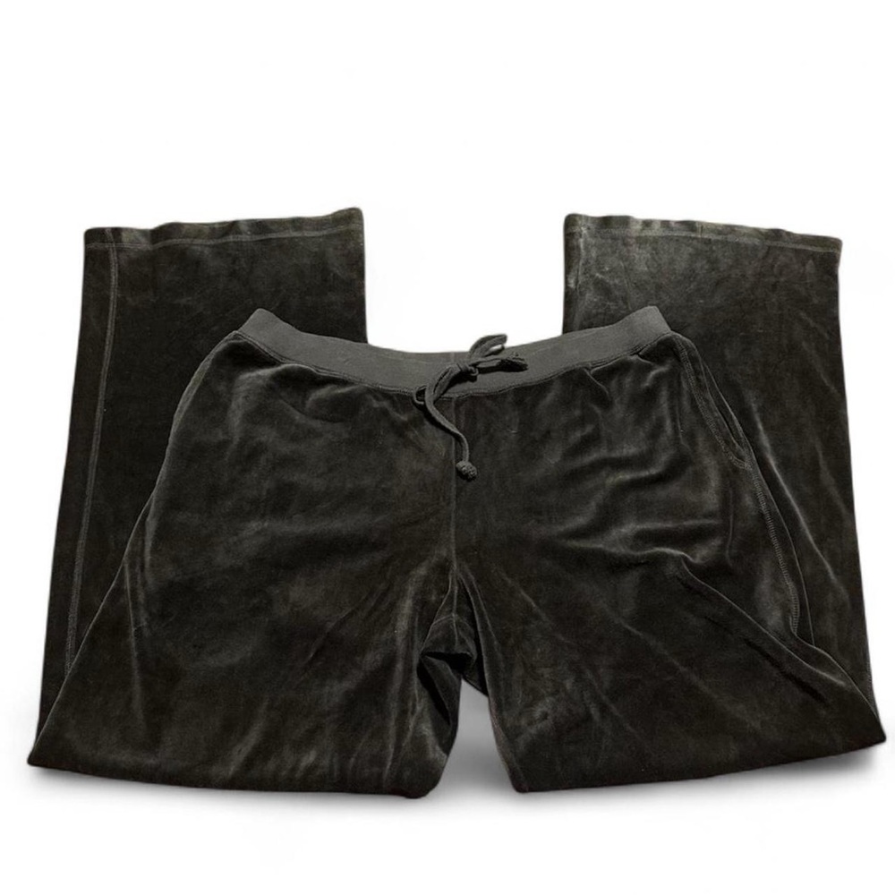 Mens Juicy Couture Y2K 2000’s Vintage Velour Track Pants in Brown